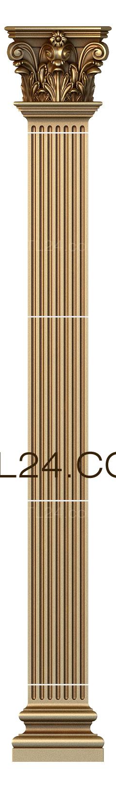 Pilasters (The Senate, PL_0029) 3D models for cnc