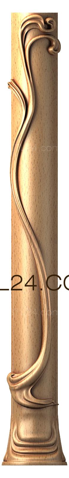 Pilasters (Striving for growth, PL_0121) 3D models for cnc