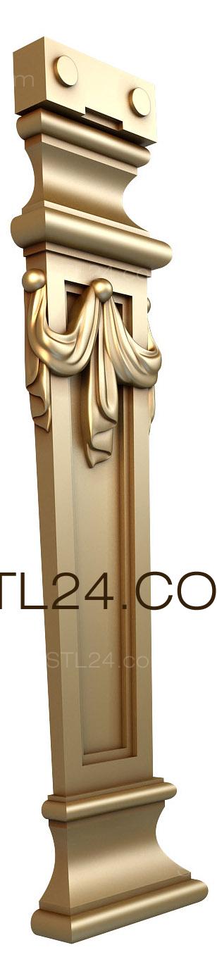 Pilasters (PL_0126) 3D models for cnc
