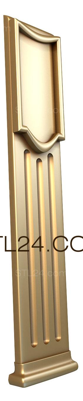 Pilasters (Modest Shield, PL_0128) 3D models for cnc