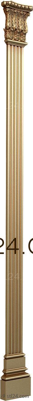 Pilasters (PL_0141-9) 3D models for cnc