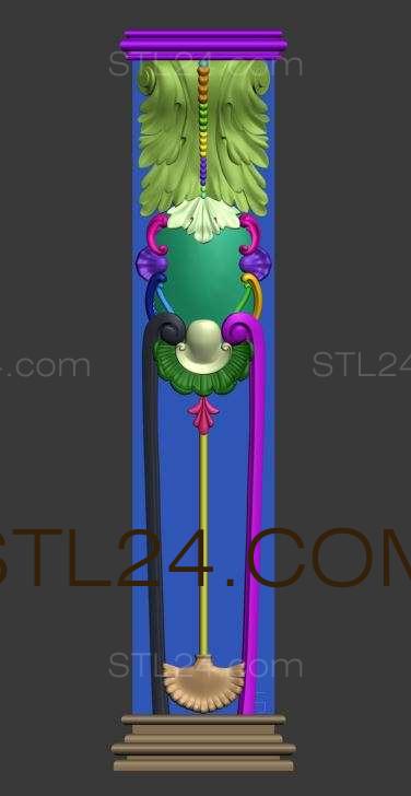 Pilasters (PL_0152) 3D models for cnc