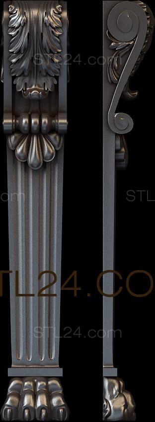 Pilasters (PL_0180) 3D models for cnc