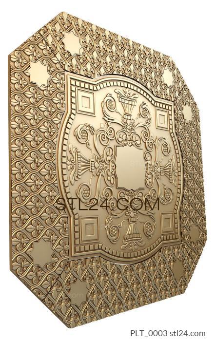 Tile (Eastern Legend, PLT_0003) 3D models for cnc