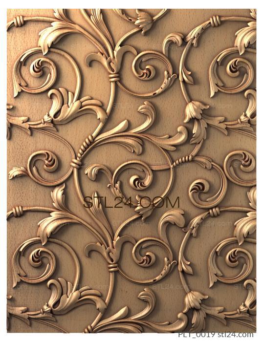 Tile (Spring Weave, PLT_0019) 3D models for cnc