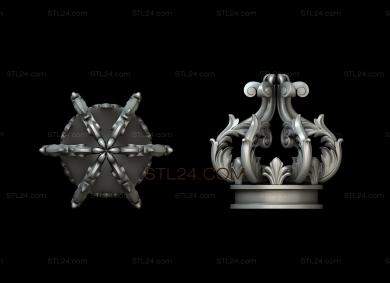 Underframe (The emperors crown, PDS_0101) 3D models for cnc