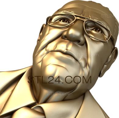 Portrait (PRT_0030) 3D models for cnc