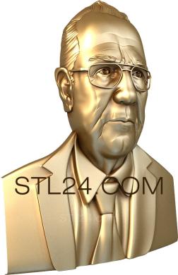 Портреты (PRT_0030) 3D модель для ЧПУ станка