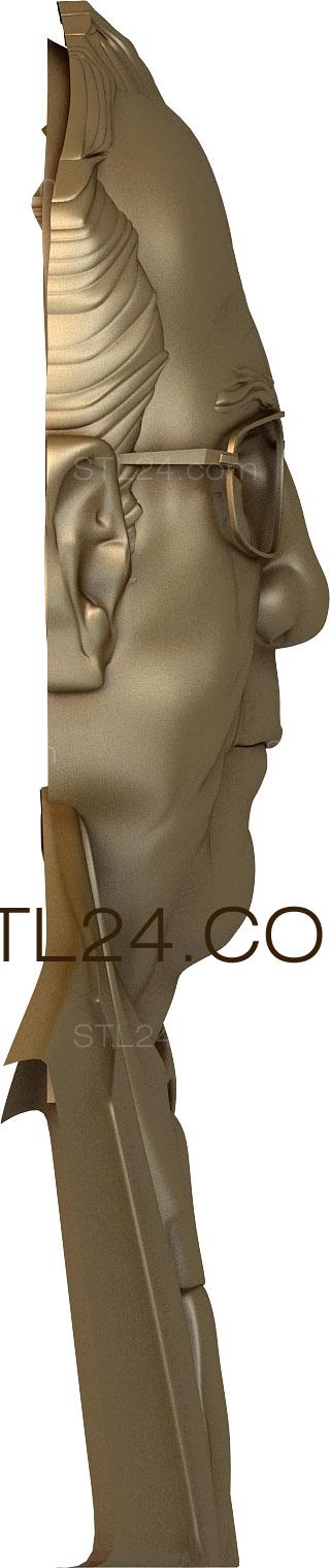 Портреты (PRT_0030) 3D модель для ЧПУ станка
