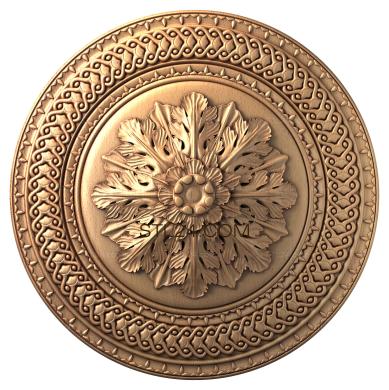 Ceiling rose (Mistress of copper mountain, PRZ_0044) 3D models for cnc