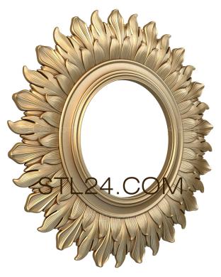 Round frame (RK_0003-1) 3D models for cnc