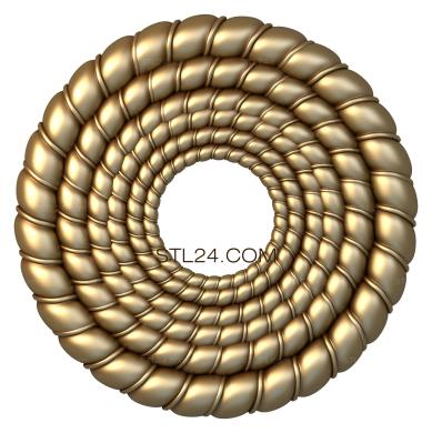 Рамы круглые (RK_0096-4) 3D модель для ЧПУ станка