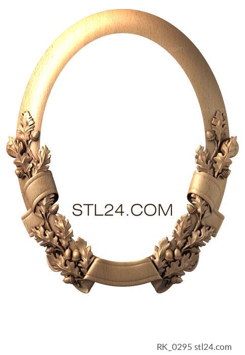 Round frame (RK_0295) 3D models for cnc
