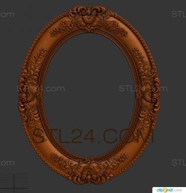 Round frame (RK_0700) 3D models for cnc