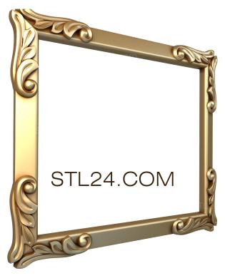 Зеркала и рамы (RM_0043-1) 3D модель для ЧПУ станка
