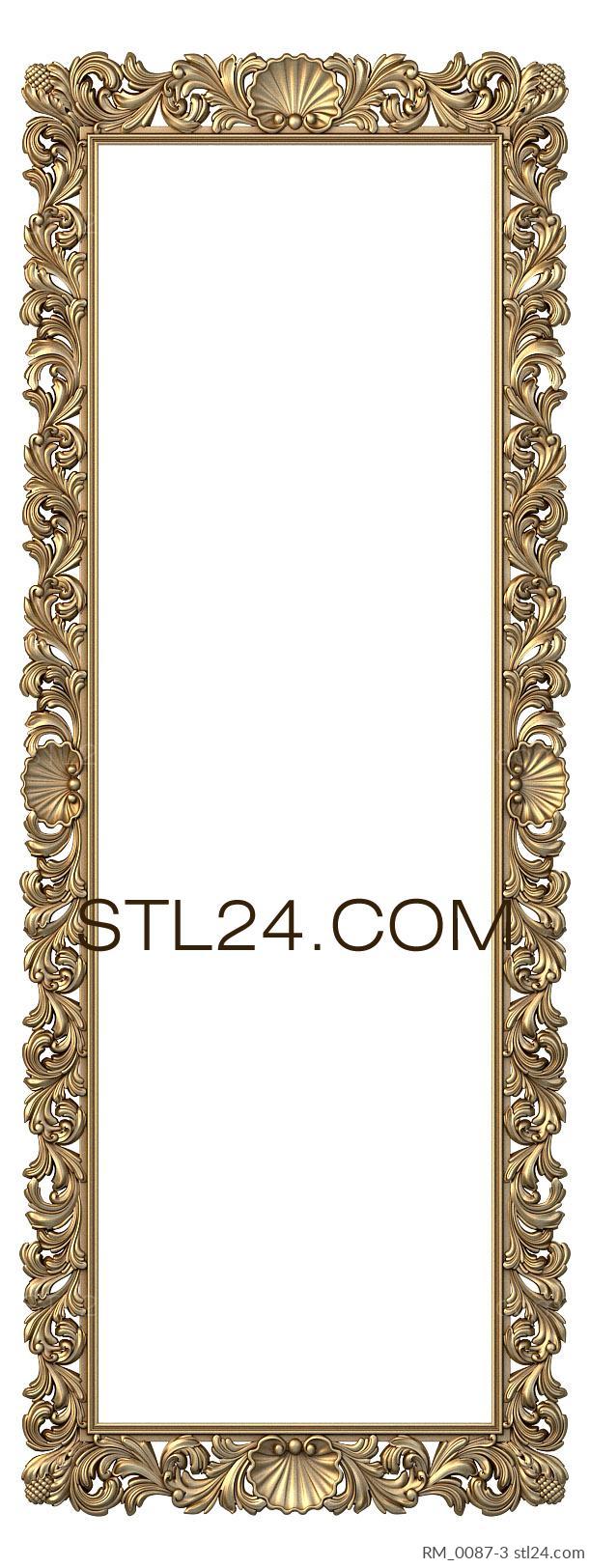Mirrors and frames (RM_0087-3) 3D models for cnc