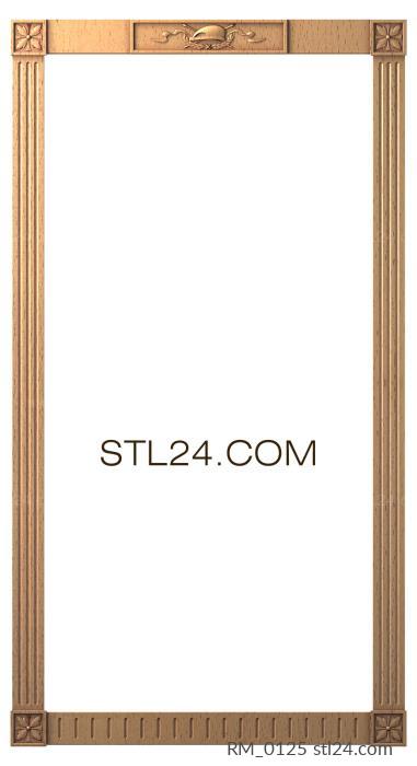 Mirrors and frames (Cubism, RM_0125) 3D models for cnc