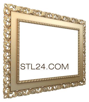Зеркала и рамы (RM_0162-1) 3D модель для ЧПУ станка