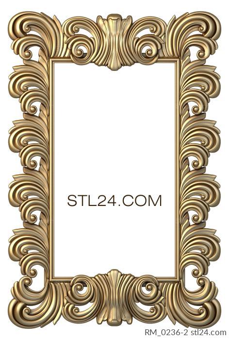 Mirrors and frames (RM_0236-2) 3D models for cnc