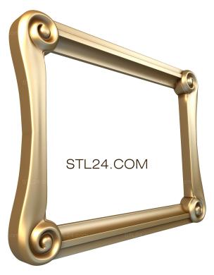 Зеркала и рамы (RM_0245) 3D модель для ЧПУ станка