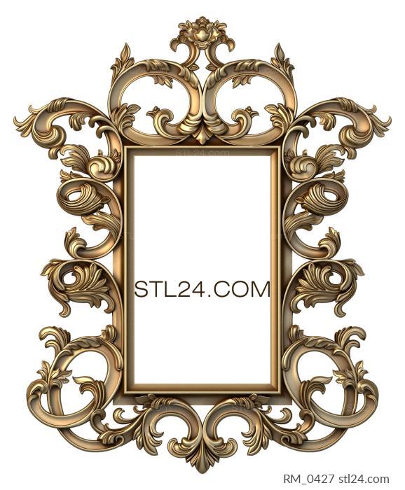 Mirrors and frames (RM_0427) 3D models for cnc