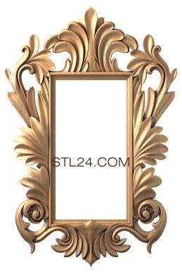 Mirrors and frames (RM_0524) 3D models for cnc