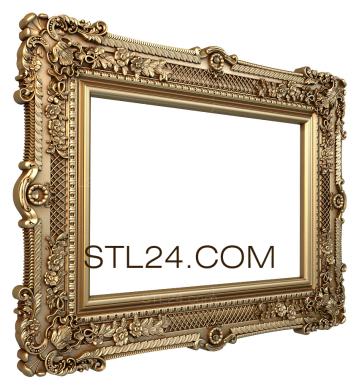 Зеркала и рамы (RM_0542-2) 3D модель для ЧПУ станка