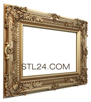 Mirrors and frames (Heavy frame, RM_0542-3) 3D models for cnc