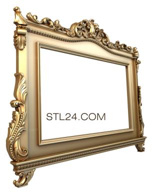 Зеркала и рамы (Рамка-экран, RM_0716) 3D модель для ЧПУ станка