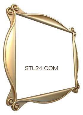 Зеркала и рамы (Восьмикратный элипс, RM_0736) 3D модель для ЧПУ станка