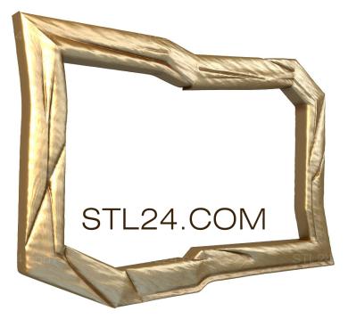 Зеркала и рамы (Скалистые формы, RM_0759) 3D модель для ЧПУ станка
