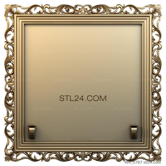 Зеркала и рамы (RM_0787) 3D модель для ЧПУ станка