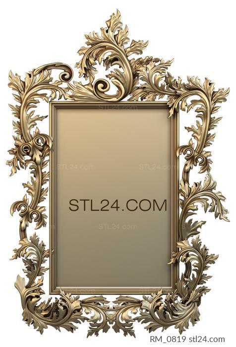 Mirrors and frames (RM_0819) 3D models for cnc