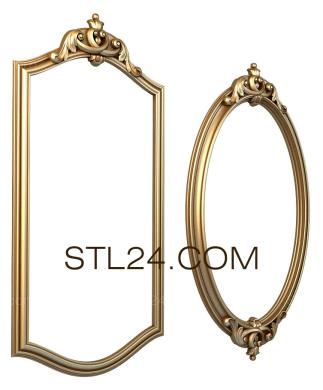Mirrors and frames (RM_0834) 3D models for cnc