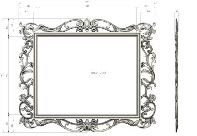 Mirrors and frames (RM_0835) 3D models for cnc