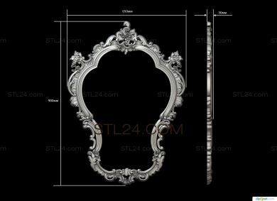 Mirrors and frames (RM_0848) 3D models for cnc