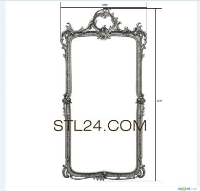 Mirrors and frames (RM_0857) 3D models for cnc