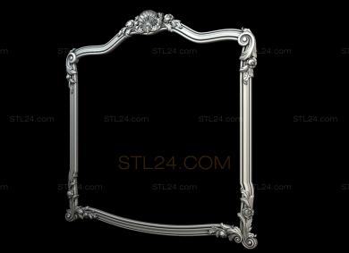 Зеркала и рамы (Фигурная зеркальная рама, RM_0860) 3D модель для ЧПУ станка