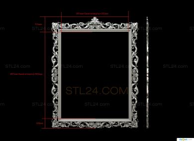 Mirrors and frames (RM_0884) 3D models for cnc