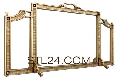Зеркала и рамы (RM_0895) 3D модель для ЧПУ станка