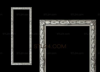 Зеркала и рамы (Ветви хмеля, RM_0962) 3D модель для ЧПУ станка