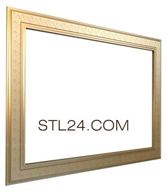 Baguette frame (RMB_0276-1) 3D models for cnc