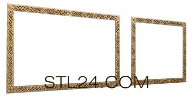Baguette frame (RMB_0721) 3D models for cnc