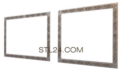 Baguette frame (RMB_0721) 3D models for cnc