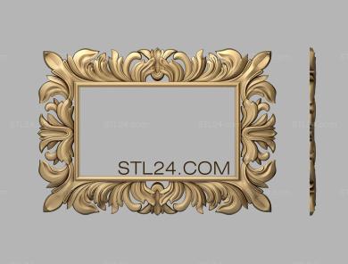 Baguette frame (RMB_0740) 3D models for cnc