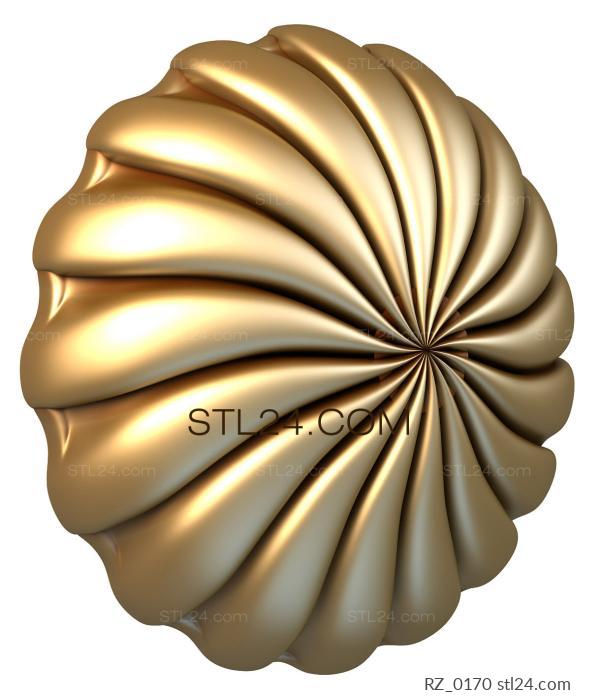Rozette (Marshmallows, RZ_0170) 3D models for cnc