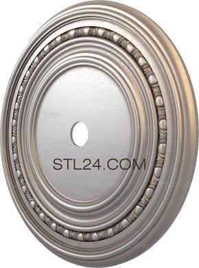 Rozette (Fine-threaded disc, RZ_0311-9) 3D models for cnc