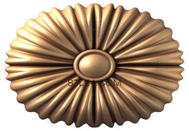 Розетки (Шоколадная конфета, RZ_0730) 3D модель для ЧПУ станка