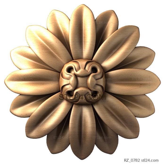 Rozette (Helium, RZ_0782) 3D models for cnc
