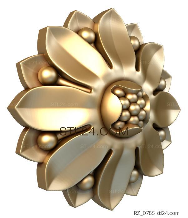 Rozette (Monard, RZ_0785) 3D models for cnc